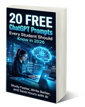 🎓 20 Free ChatGPT Prompts Every Student Should Know in 2026